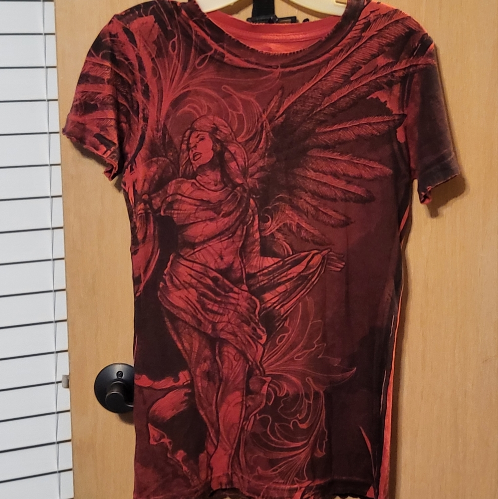 Medium Sinful Red Symbolic Mall-Goth T-Shirt